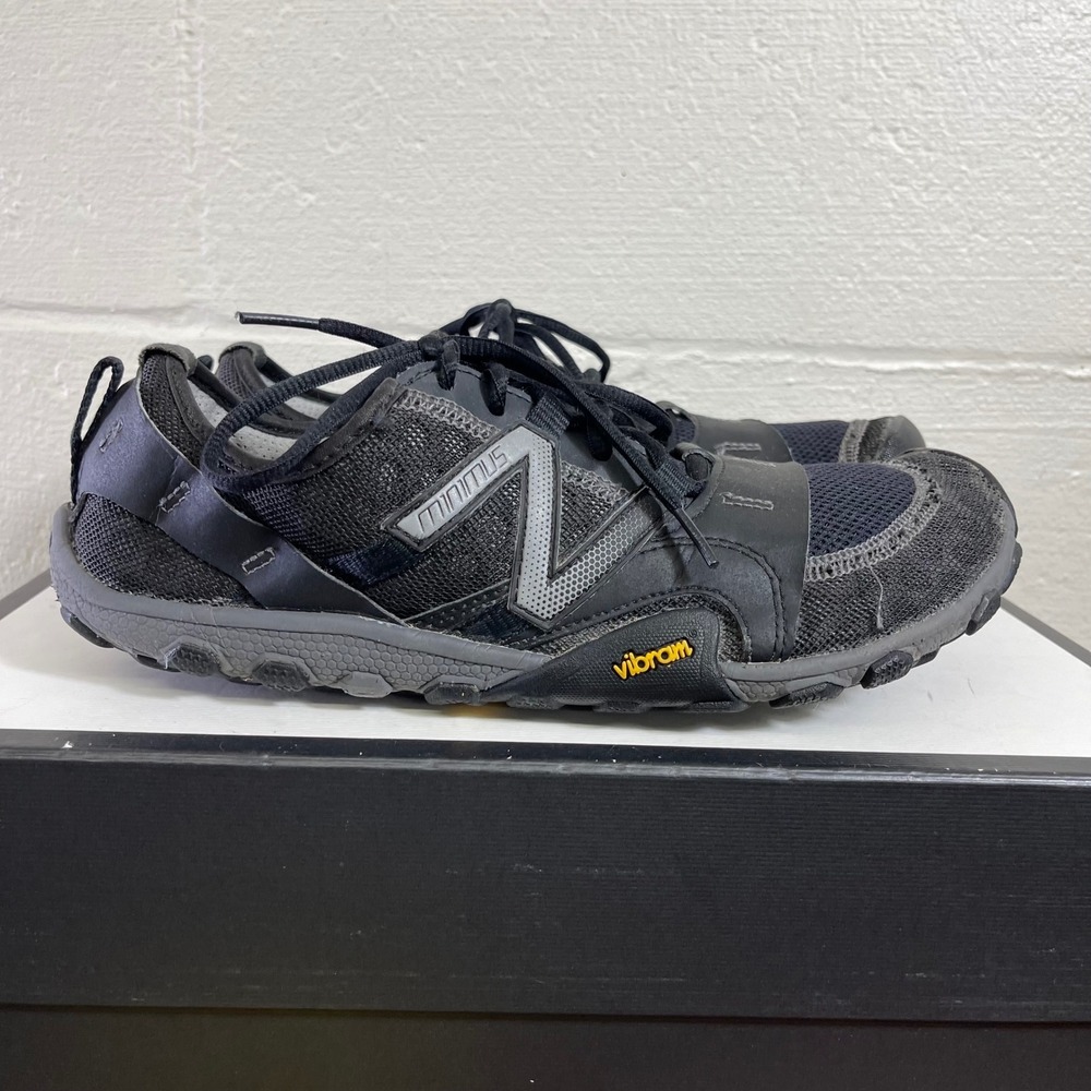 New Balance Minimus MT10BS2 Barefoot Black Running Shoes Sneaker Men's 9.5 D